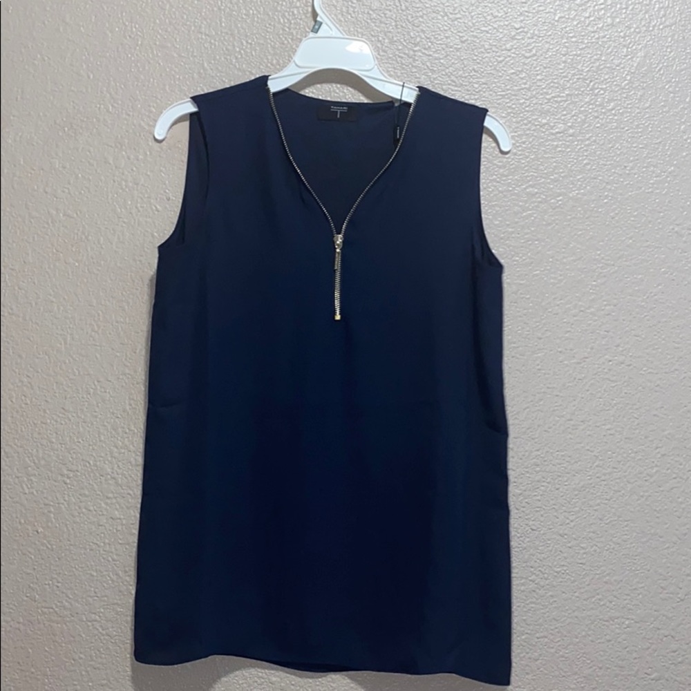 blue casual shirt